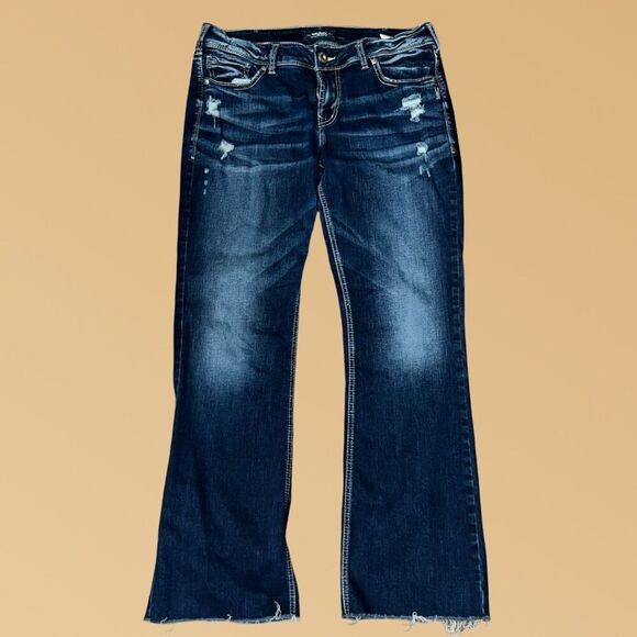 Silver Suki Mid Rise Bootcut Jeans Size 33x30 #236 - Picture 1 of 6